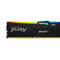 Memorie RAM Kingston, DIMM, DDR5, 8GB, 5200MHz, CL36, 1.35V, FURY Beast, RGB