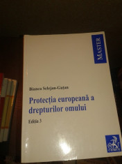 PROTECTIA EUROPEANA A DREPTURILOR OMULUI-BIANCA SELEJAN-GUTAN foto