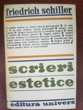 Scrieri estetice- Friedrich Schiller
