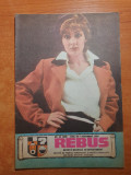 Revista rebus 1 decembrie 1984- 2 rebusuri completate cu pixul