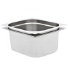 VidaXL Recipiente Gastronorm 2 buc. GN 1/2 150 mm oțel inoxidabil 50889