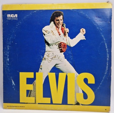 Elvis Presley &amp;lrm;&amp;ndash; Elvis NM / VG+ dublu vinil , 2 x LP RCA, SUA, 1973 rock n roll foto
