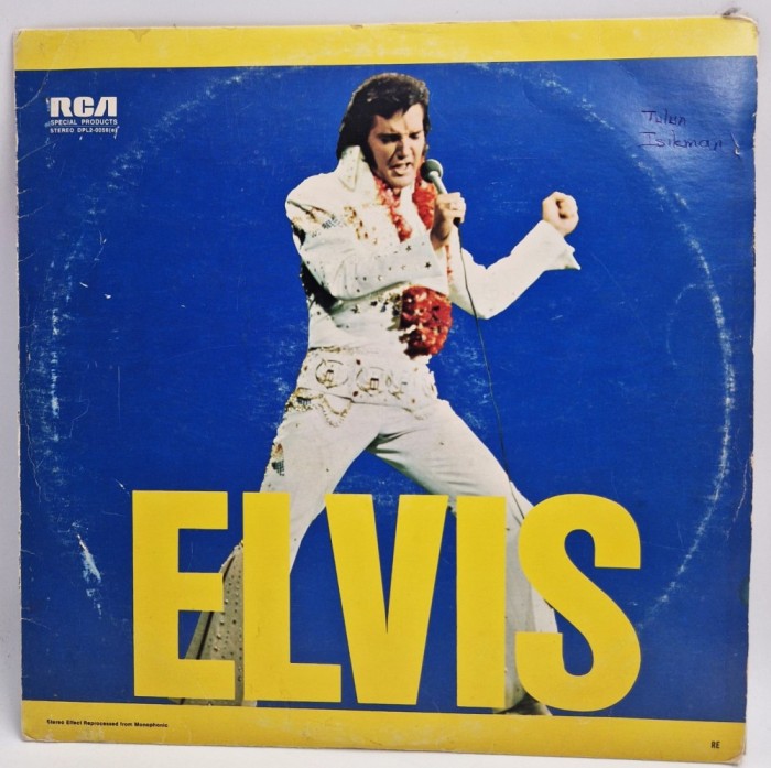 Elvis Presley &lrm;&ndash; Elvis NM / VG+ dublu vinil , 2 x LP RCA, SUA, 1973 rock n roll