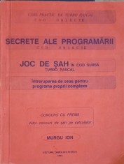SECRETE ALE PROGRAMARII COD OBIECTE. JOC DE SAH IN COD SURSA TURBO PASCAL-MURGU ION-254894