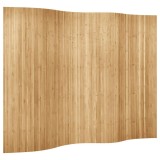 vidaXL Paravan de cameră, natural, 250 x 165 cm, bambus