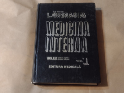 L.GHERASIM - MEDICINA INTERNA bolile ap.respirator + bolile ap.locomotor Vol.1. foto