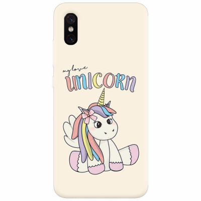 Husa silicon pentru Xiaomi Mi 8 Pro, My Love Unicorn foto