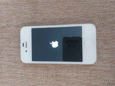 Smartphone Apple Iphone 4 16GB White/Black liber icloud/retea Livrare gratuita! foto