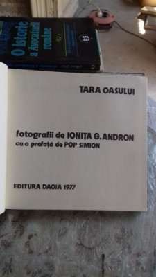 TARA OASULUI - ALBUM FOTOGRAFII - IONITA G, ANDRON foto