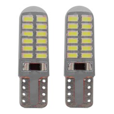 Set 2 x becuri auto T10 W5W, 24LED, 10W/set, 12V, canbus foto