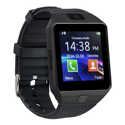 Smartwatch Bluetooth DZ09 MTK Compatibil SIM si MicroSD cu Camera Negru foto