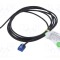 Cablu patch LOGILINK RJ45 U/UTP Cat 6a litat 2m negru