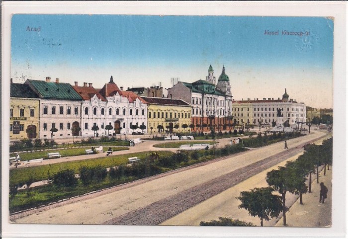 Carte postala circulata in anul 1915