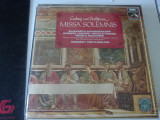 Missa Solemnis - Beethoven , Vienne, Karajan -2 vinil, Clasica, emi records