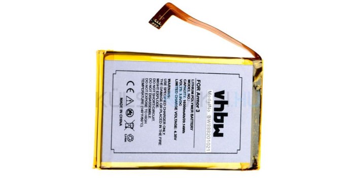 Baterie de telefon mobil VHBW Ulefone Armor 3 - 10300mAh, 3.8V, Li-ion
