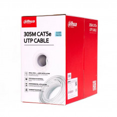 Cablu de retea U/UTP, cat5e, 8 fire din cupru 0.45mm, rola 305m, Dahua