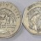 MAURITIUS Set / Lot 5 , 2 Monede : 5 Rupees 1992 + 10 Rupees 1997