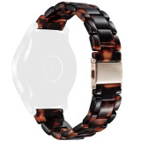 Curea polimer, compatibila Samsung Galaxy Watch 5, 40mm, telescoape Quick Release, Dark Fire