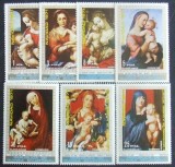 R.Guinea Ecuatoriala. -PICTURI RELIGIOASE-CRACIUN 1971-SERIE 7 V.-MNH.**GEQ 012, Africa, Arta