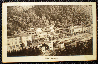 P.382 CARTE POSTALA ROMANIA BAILE HERCULANE 1923 foto