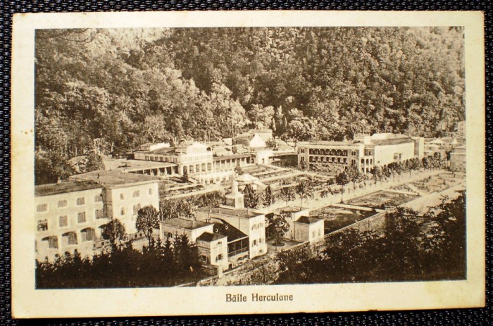 P.382 CARTE POSTALA ROMANIA BAILE HERCULANE 1923