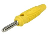 Mufă Banană 4mm 30A Galbenă, HIRSCHMANN