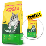 Cumpara ieftin JOSERA JosiCat Crunchy Poultry 10 kg + 1,9 kg GRATUIT