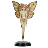Cumpara ieftin Figurina decorativa DEPOX&reg; editie limitata, Zana Primaverii, rasina, lucrata manual, 15 cm, multicolor