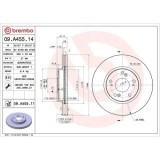 Set disc frana Honda Civic Ix Sedan (Fb) 09.11-12.16, Civic 8 Hatchback (Fn Fk) 09.05-12.12, Civic 8 Sedan (Fd Fa) 09.05-05.13, Civic X Sedan (Fc) 09, BREMBO