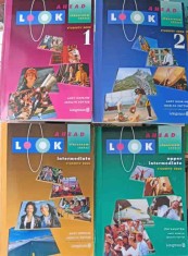 LOT 4 CARTI ENGLEZA AHEAD LOOK: STUDENT&#039;S BOOK 1, 2, INTERNEDIATE, UPPER INTERMEDIATE-ANDY HOPKINS, JOCELYN-243465