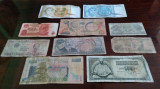 10 bancnote rupte, uzate, cu defecte (cele din imagine) #14