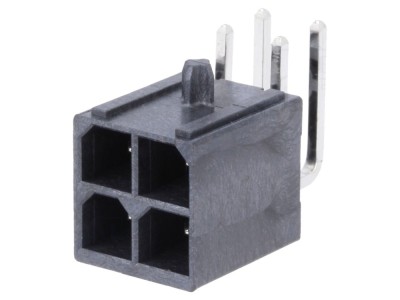 Conector soclu cablu-placă 4 pini 23A foto