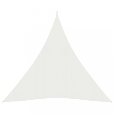 vidaXL P&amp;acirc;nză parasolar, alb, 5x6x6 m, 160 g/m&amp;sup2;, HDPE foto