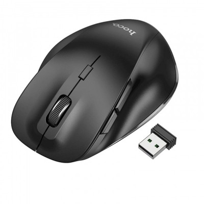 Mouse Wireless HOCO GM24, 1600DPI, Negru foto