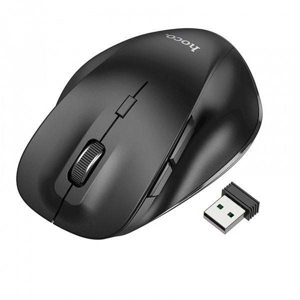 Mouse Wireless HOCO GM24, 1600DPI, Negru