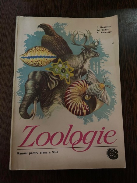 Al. Dabija C. Bogoescu Zoologie manual pentru clasa a VI-a