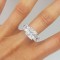 Superb inel din argint si zirconii model elegant