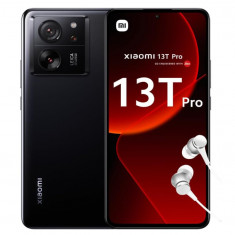 Telefon mobil Xiaomi 13T Pro 5G, 144Hz CrystalRes AMOLED, 6,67 inchi, 5000mAh, camera Leica, 16GB+1T, gri - RESIGILAT