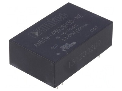 Convertor DC/DC 6W 18-75V la 3.3V 1.5A DIP24 foto