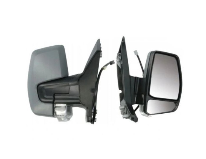 Oglinda usa exterioara FORD TRANSIT/TOURNEO CUSTOM, 03.2013-08.2017, View Max, partea dreapta, reglare electrica; carcasa grunduita; incalzit; sticla