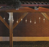 Ghirlanda 10 turturi, 100 led-uri, lumina alba rece, exterior , home MultiMark GlobalProd