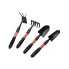 Set 4 unelte de gradina eMazing cu maner extensibil, pentru prelucrare sol, plantare si ingrijire plante