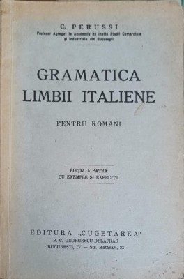 GRAMATICA LIMBII ITALIENE PENTRU ROMANI-C. PERUSSI-249923 foto
