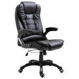 Cumpara ieftin Scaun de birou, negru, piele ecologică