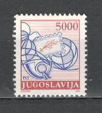 Iugoslavia.1989 Serviciul postal SI.593, Nestampilat