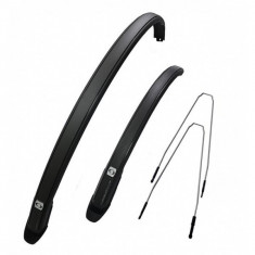 Set 2 aparatori roti biciclete, Simpla UBIQUIT 45 LONG, culoare negru PB Cod:B311