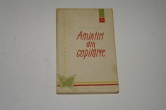 Amintiri din copilarie - Ion Creanga - Antologie, prefata si note de Zoe Dumitrescu-Busulenga