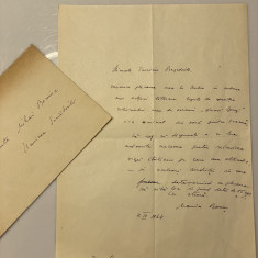 Maria Banus - document vechi - manuscris, semnatura olografa