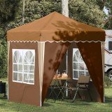 vidaXL Cort de Petrecere Pop-up Bej 195 x 195 x 245 cm Material Oxford 42019738