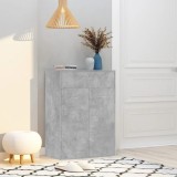 VidaXL Pantofar, gri beton, 60x35x84 cm, lemn prelucrat